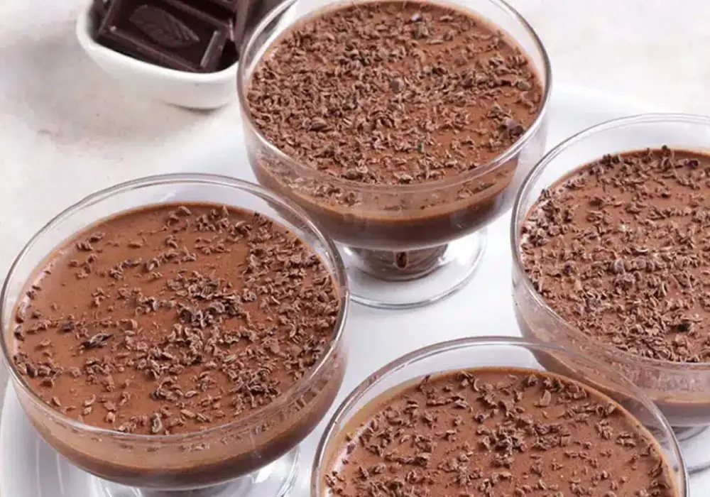 Mousse de chocolate sin huevo — de forma fácil y rápida (14932) | Povkusu.com