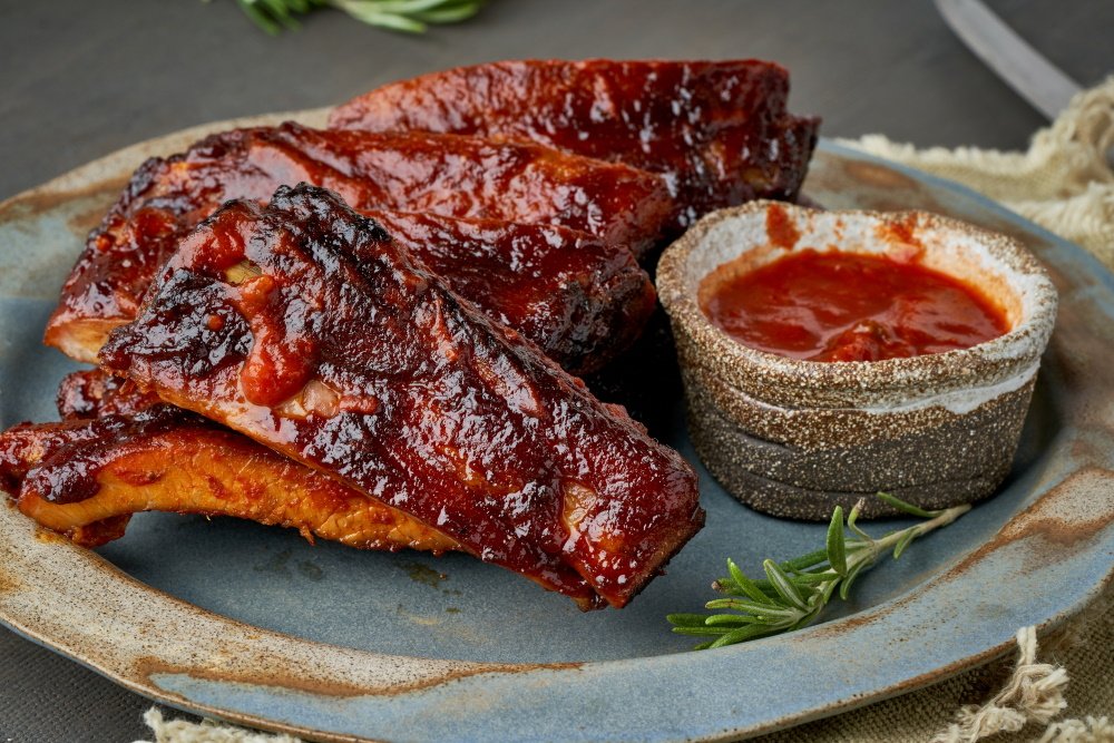 Baked ribs in spicy sauce (15347) | Povkusu.com