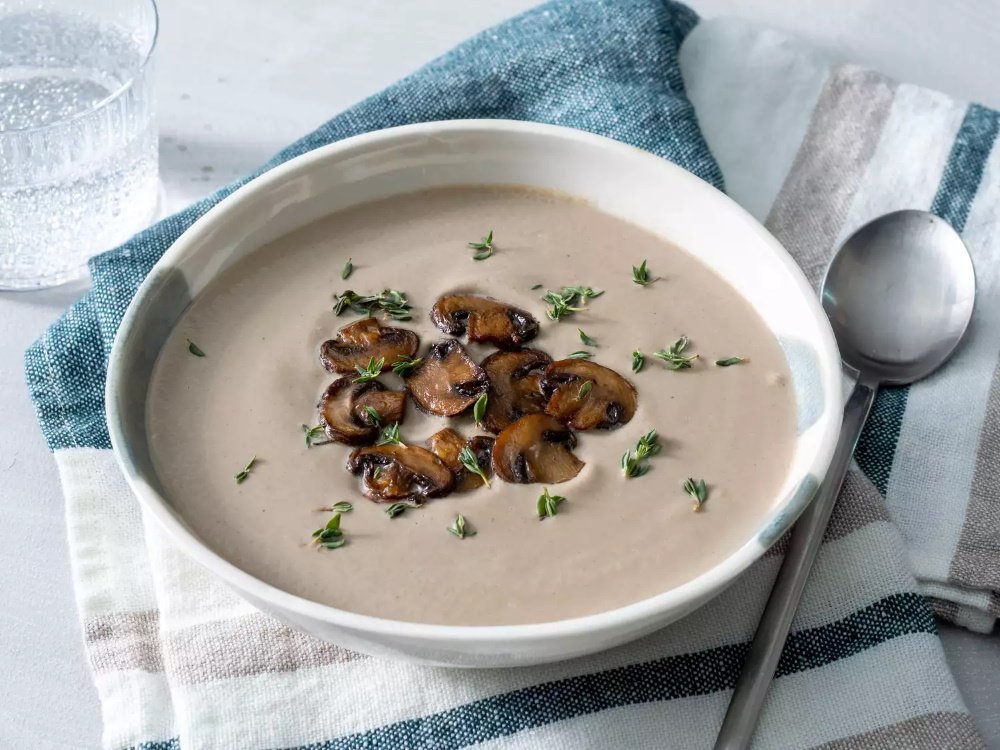 Rich creamy mushroom soup (16224) | Povkusu.com