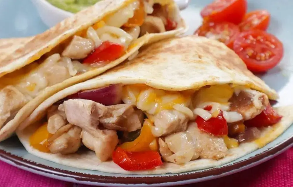 Quesadillas de pollo receta (16198) | Povkusu.com