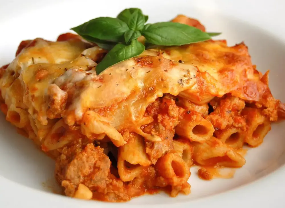 Ziti pasta with ground beef (16220) | Povkusu.com