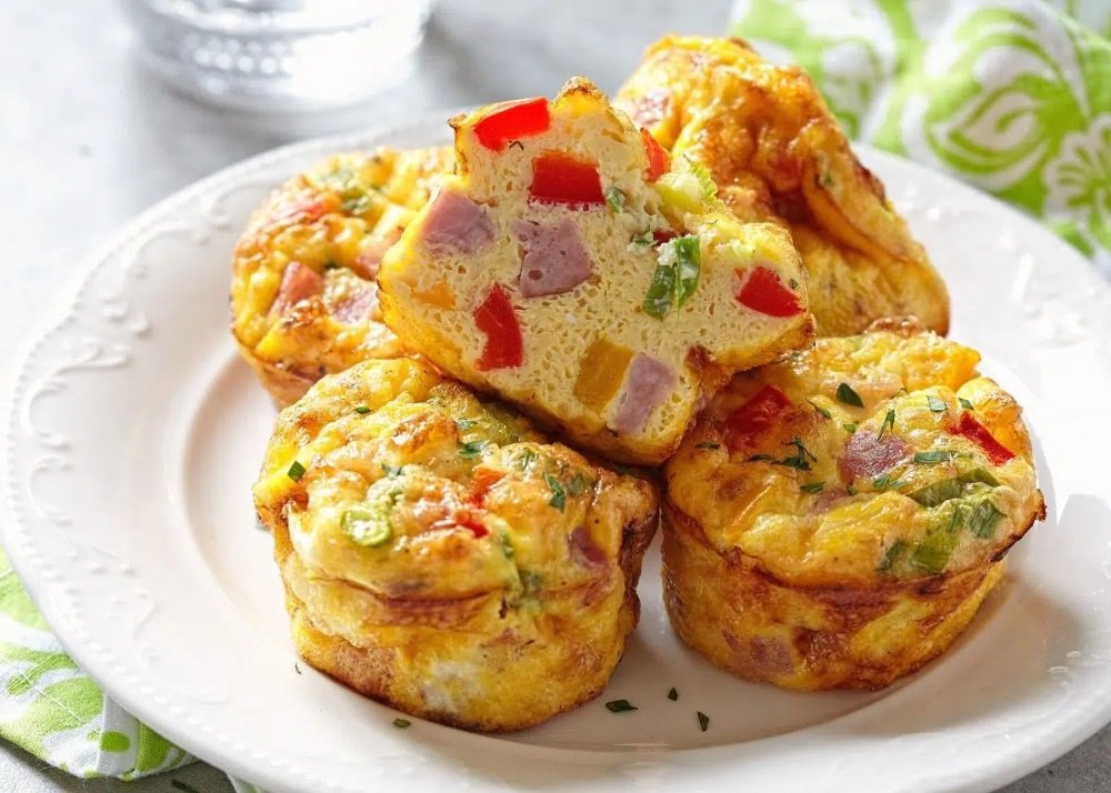 Los muffins de verduras con huevo (16465) | Povkusu.com