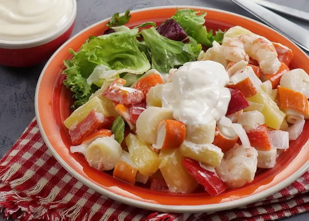 Ensalada de marisco ligera pero muy sabrosa (16732) | Povkusu.com