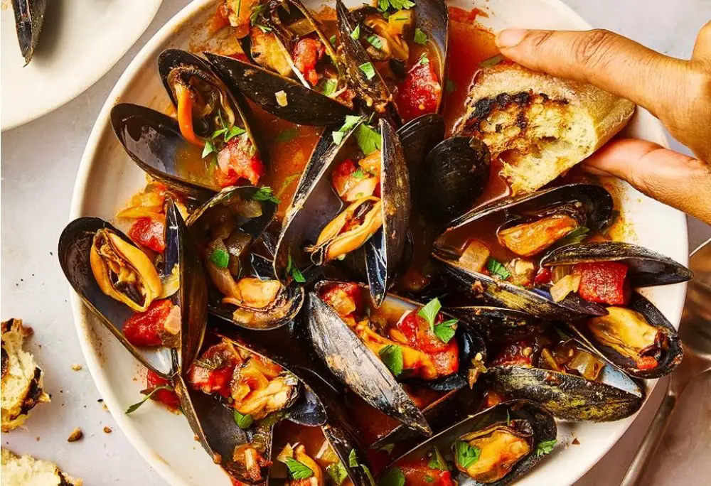 Mussels in garlic white wine (17346) | Povkusu.com